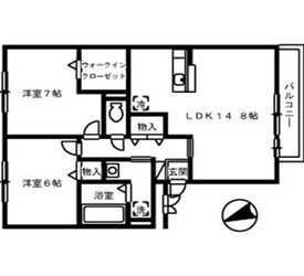 セレーノ　弐番館の物件間取画像